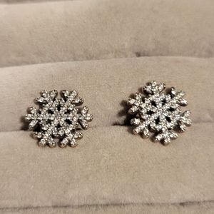 Snowflake Stud Earrings